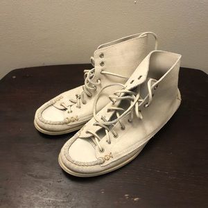 YUKETEN Leather sneaker moc US9 27 white convers